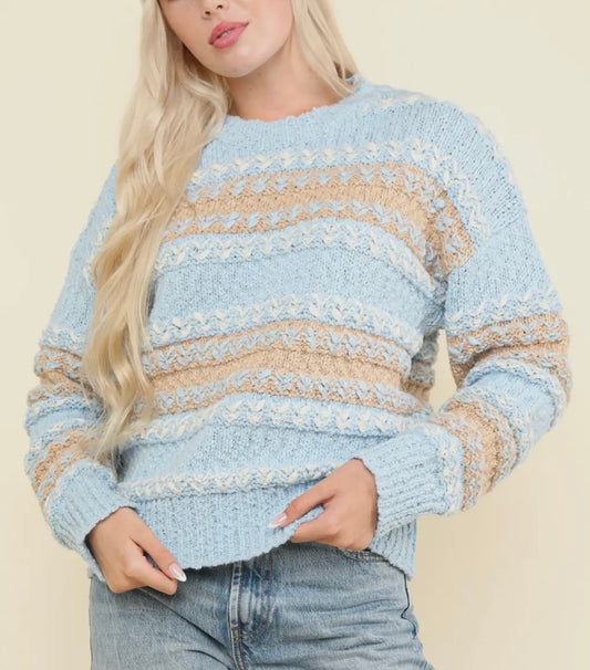 Color Block Winter Wonderland Sweater